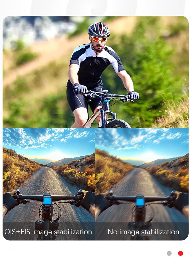 1080P Full HD Wearable POV Camera with 180° Rotating Lens, Clear Anti-Wind Audio, Handheld & Clip-On Modes, Threaded Mount, Hybrid Image Stabilization,with 128G TF Card - Image 3