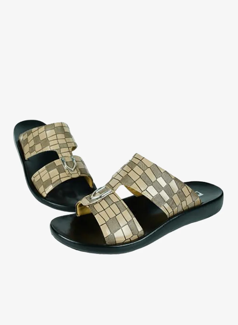 Barjeel Uno Beige 008-3558 Barjeel Mens Arabic Sandals 63092 Beige for Men | Best Price UAE