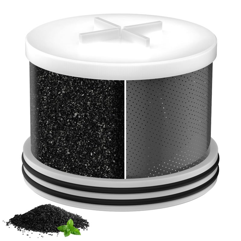 MakeFit Shower Head Activated Carbon Filter Replacement Cartridge for MakeFit Filtered Shower Head - H5H117 (1-PACK) - Image 1