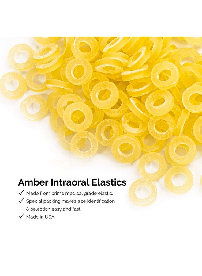 JMU أربطة تقويم الأسنان 316 ثقيلة 100 عبوة أربطة مطاطية لتقويم الأسنان أربطة مرنة داخل الفم مطاطية للأسنان مصنوعة في الولايات المتحدة - Image 2