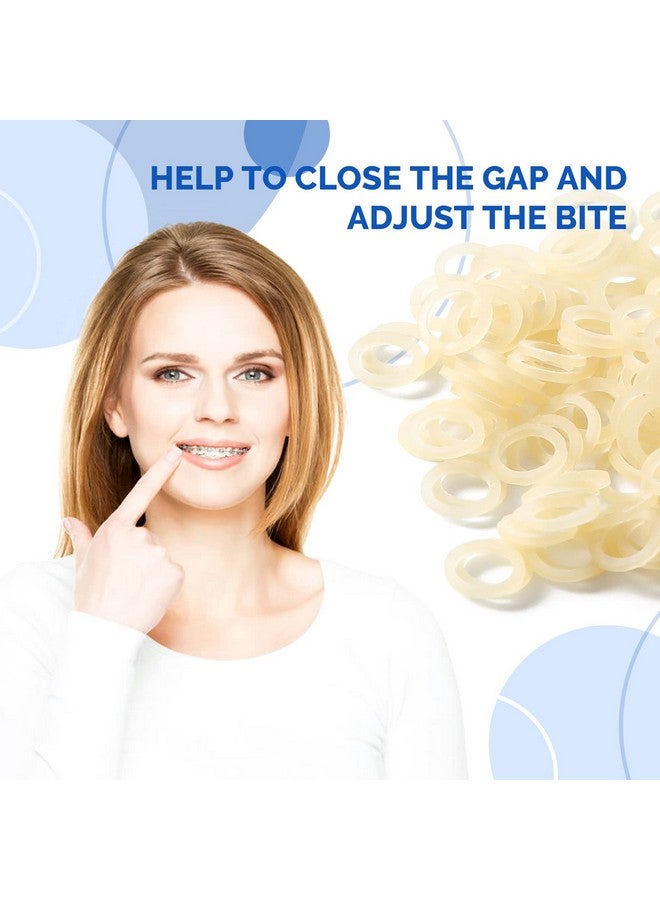 JMU أربطة تقويم الأسنان 316 ثقيلة 100 عبوة أربطة مطاطية لتقويم الأسنان أربطة مرنة داخل الفم مطاطية للأسنان مصنوعة في الولايات المتحدة - Image 5