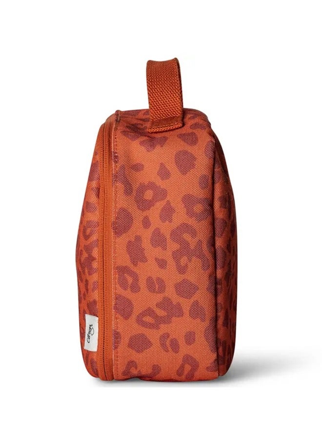 Citron Insulated Square Lunch Bag For Kids School, Bpa Free, Recycled Pet Material Lunch Bag - Leo Brick - Image 4