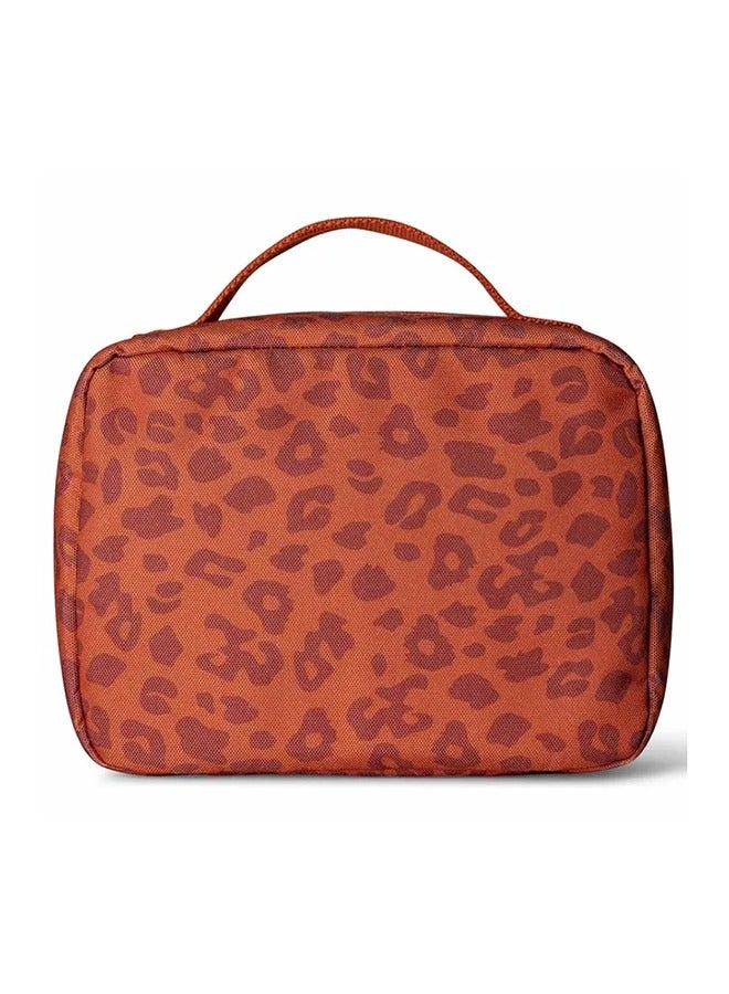Citron Insulated Square Lunch Bag For Kids School, Bpa Free, Recycled Pet Material Lunch Bag - Leo Brick - Image 3