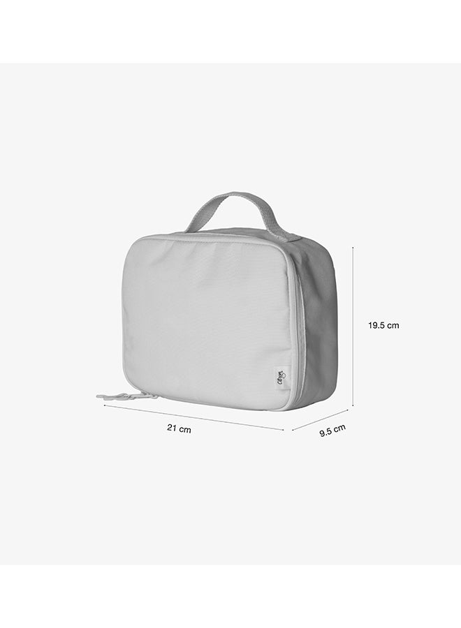 Citron Insulated Square Lunch Bag For Kids School, Bpa Free, Recycled Pet Material Lunch Bag - Leo Brick - Image 2