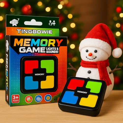 tingbowie Lights Up Memory Game Handheld Electronic Toy, Color Memorizing with Lights and Sounds - Image 3