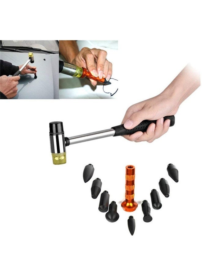 DUNISO 10Pcs Install Hammer，Hand Tools，Paintless Dent Repair Kit，Rubber Hammer Tap Down Tools，Easy to Operate，for The Metal Surface,hail Damage,automobile,refrigerator,motorcycle Body,washing Machine  - Image 2