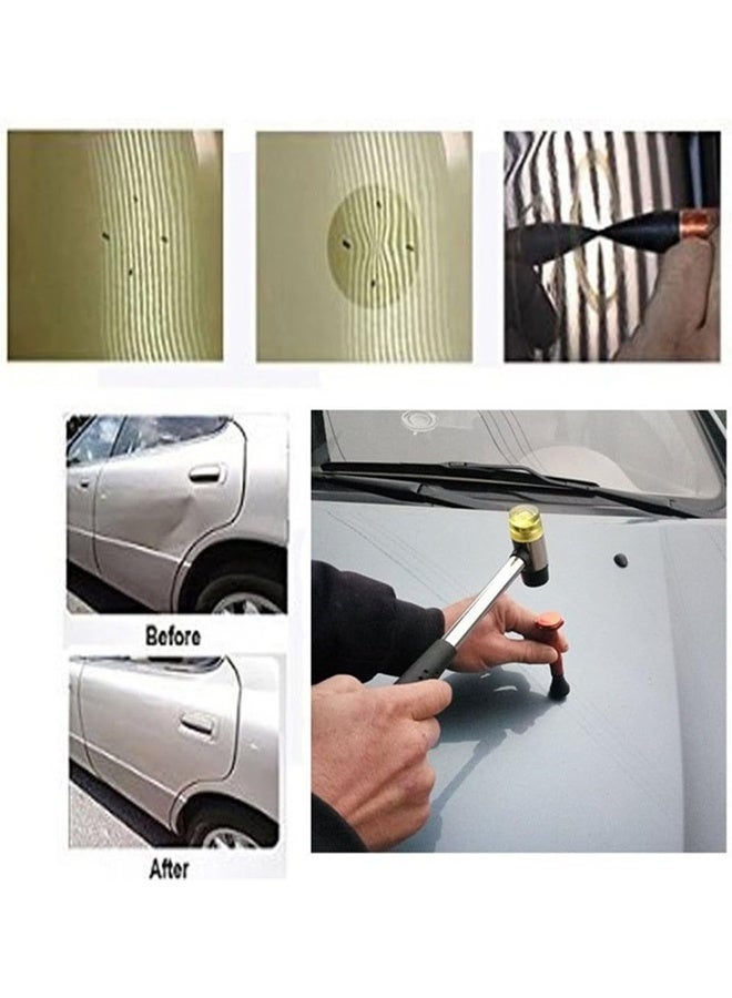 DUNISO 10Pcs Install Hammer，Hand Tools，Paintless Dent Repair Kit，Rubber Hammer Tap Down Tools，Easy to Operate，for The Metal Surface,hail Damage,automobile,refrigerator,motorcycle Body,washing Machine  - Image 3