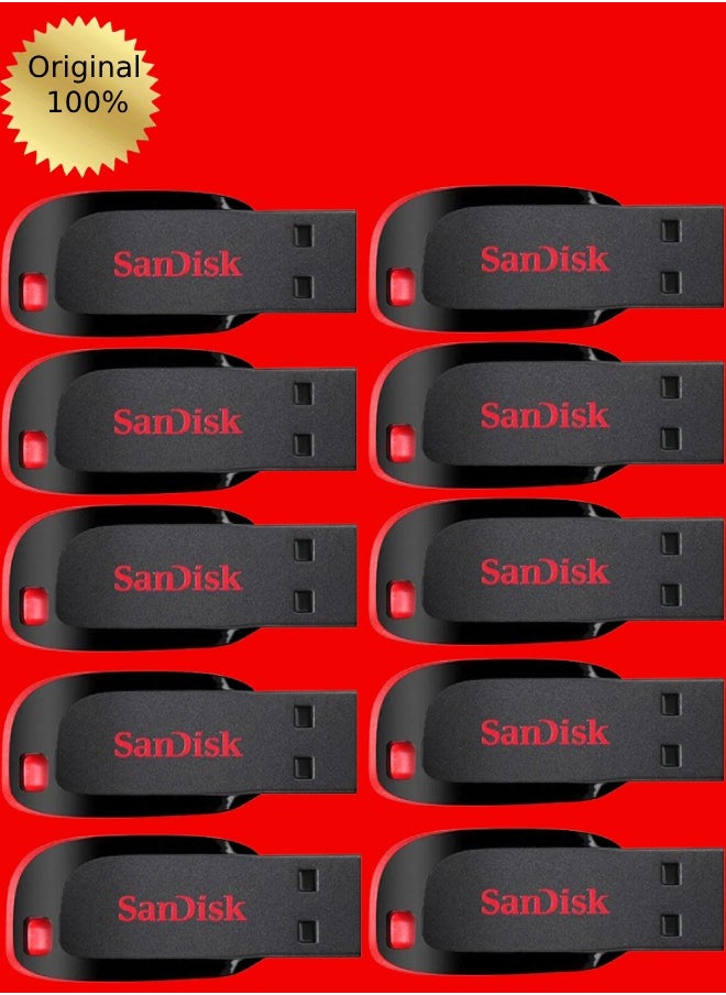 Sandisk 10 Pieces 16GB Cruzer Blade Usb Flash USB2.0  - Image 1
