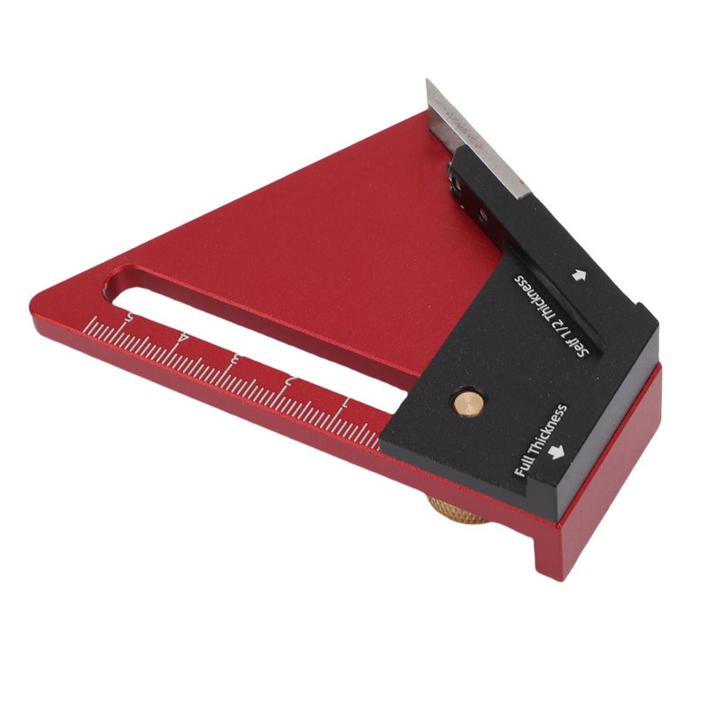 Woodworking Scriber Center Line Marking Tool Aluminum Alloy Height Setting Block for Table Saw Drill Press Bandsaw 0-58mm - Image 4