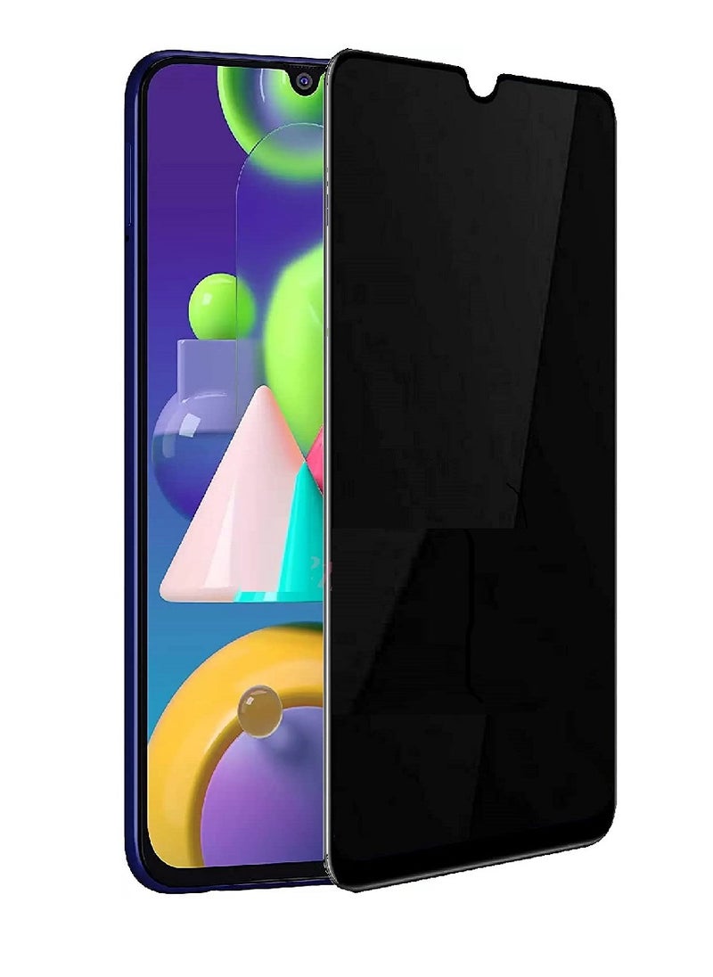 Super Tempered Glass Screen Protector Anti-Spy Privacy Designed For Samsung Galaxy M21s Full Screen Coverage And Bubble Free - Image 1