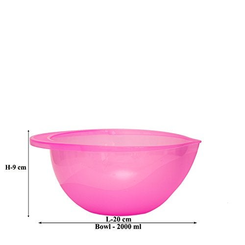 Jaypee plus Plastic Blending Bowl Set of 3, 4 liters, Purple - Image 4