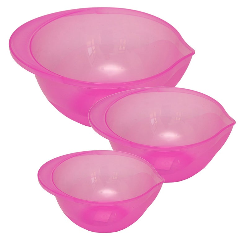 Jaypee plus Plastic Blending Bowl Set of 3, 4 liters, Purple - Image 5