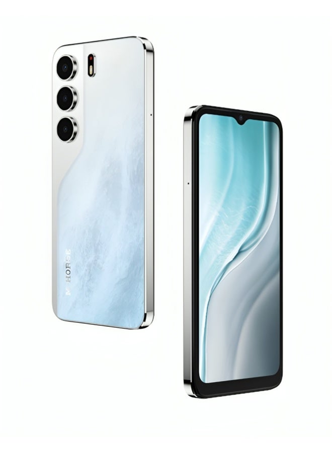إم-هورس هاتف M-HORSE 40 Pro+ سعة 128 جيجابايت - ذاكرة وصول عشوائي (RAM) سعة 8 جيجابايت - ازرق - Image 1