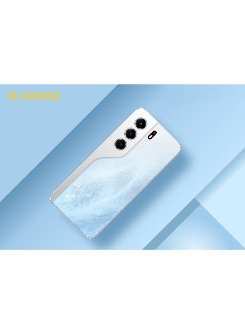 إم-هورس هاتف M-HORSE 40 Pro+ سعة 128 جيجابايت - ذاكرة وصول عشوائي (RAM) سعة 8 جيجابايت - ازرق - Image 2