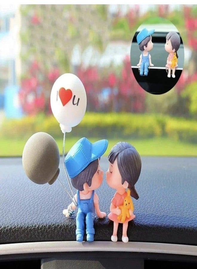Chocozone Kissing Couple Showpiece Couple Miniatures Valentine Gifts for Girlfriend Boyfriend Wife Husband Valentines him Valentine Day Gifts, Car Dashboard Decor 5 x 4 cm - Image 5