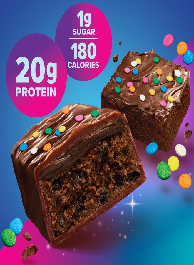 Pure Protein Galactic Brownie Protein Bars – 20g Protein, 3g Sugar, 190 Calories (12 count) Low Sugar* High Protein Snack - Gluten Free - Perfect for a Healthy Snack - Image 3