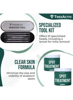 TreeActiv TreeActiv Spot Treatment 0.5oz + Remover Kit Bundle, Includes Spot Treatment and Remover Tool, Bentonite Clay, Tea Tree Oil, Aloe Vera, Clearer Skin in 2 Weeks  - Image 4
