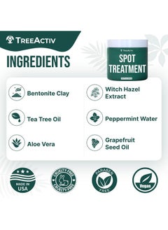 TreeActiv TreeActiv Spot Treatment 0.5oz + Remover Kit Bundle, Includes Spot Treatment and Remover Tool, Bentonite Clay, Tea Tree Oil, Aloe Vera, Clearer Skin in 2 Weeks  - Image 5