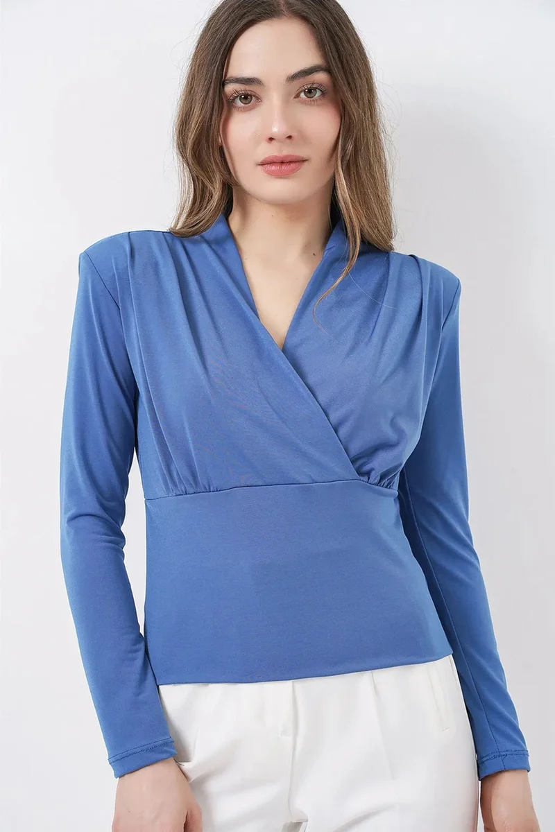 بيغ دارت BDART V-Neck Drape Blouse