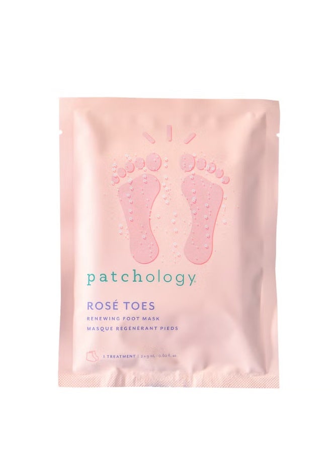 Patchology Rosé Toes -Renewing Foot Mask 60g - Image 3