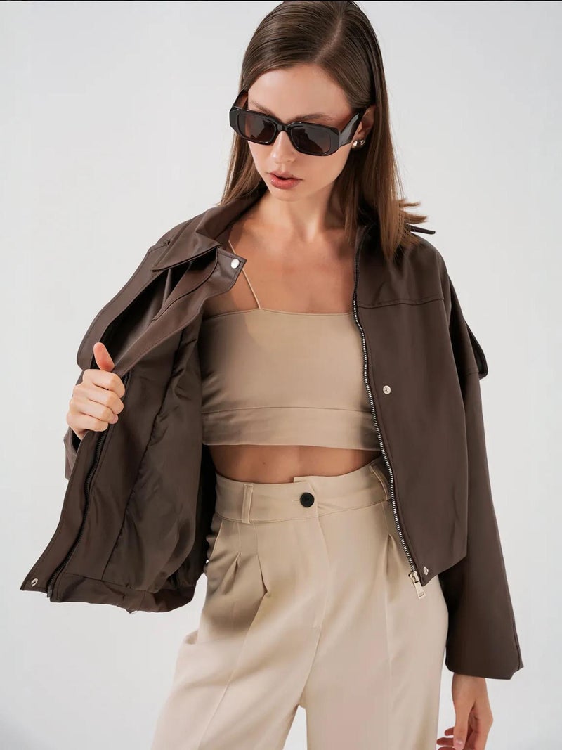 BIG DART BDART Oversized Zip-Up Jacket - Image 4