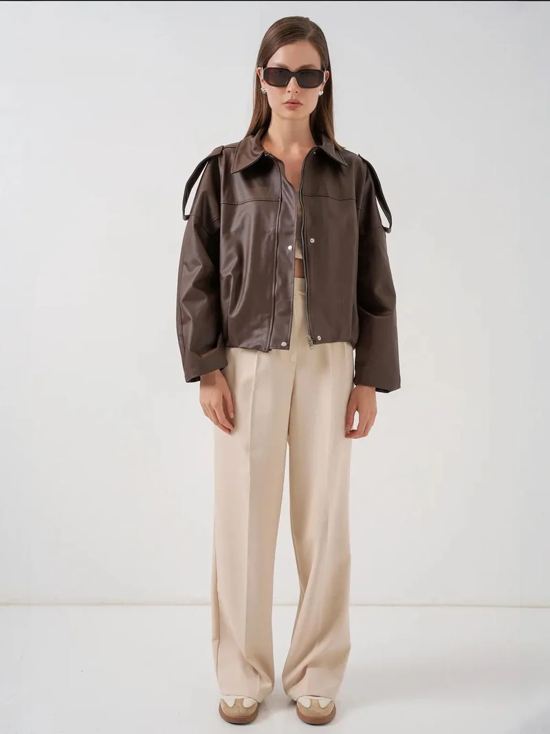 بيغ دارت جاكيت بسحاب كبير الحجم من