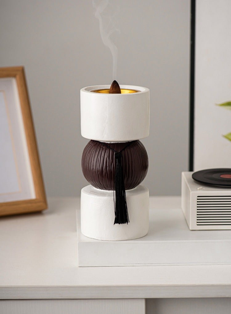 Incense burner Holder, home atmosphere decoration,three layers design,7.8*16.8 cm  - Image 1