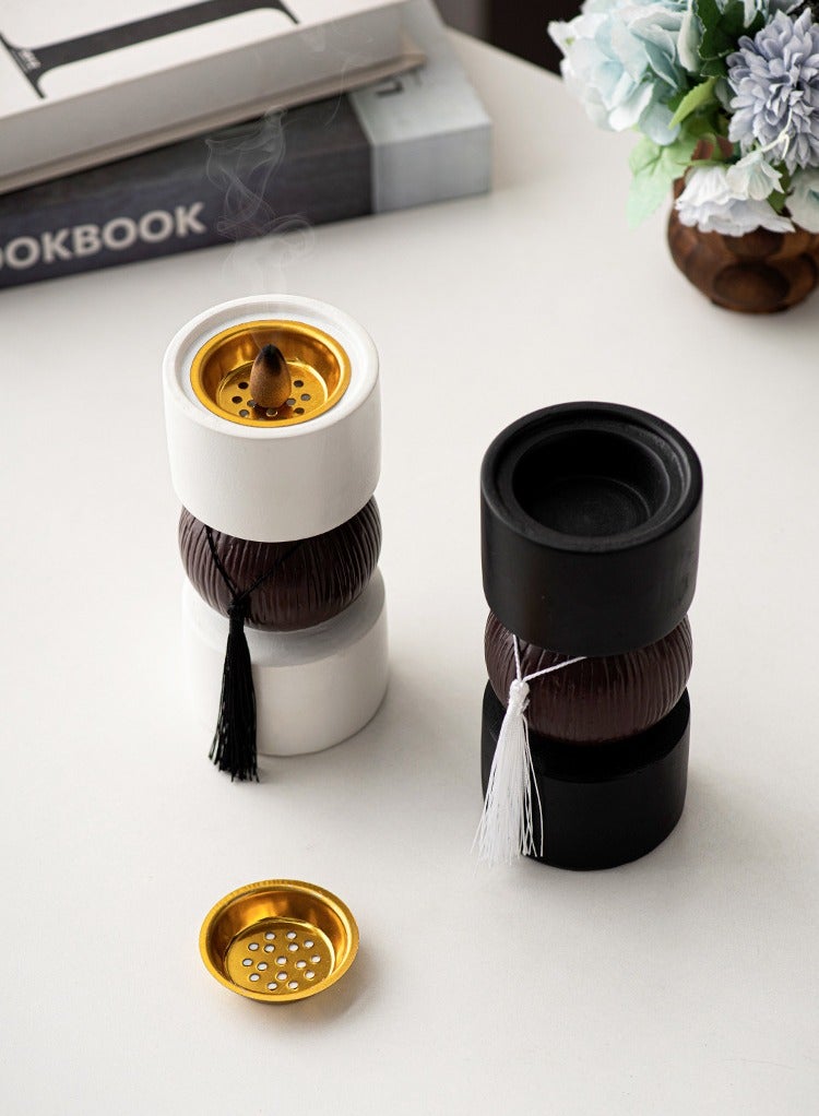 Incense burner Holder, home atmosphere decoration,three layers design,7.8*16.8 cm  - Image 5