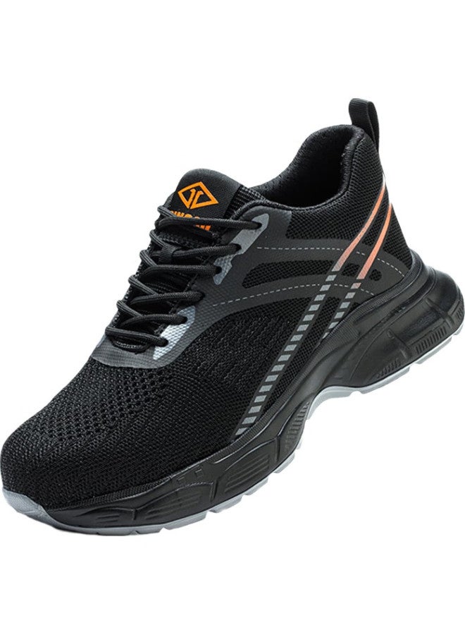 Dinggu أحذية السلامة دينغو للرجال، خفيفة الوزن، قابلة للتنفس، كعب فولاذي، مضادة للكسر، مضادة للثقب، مقاومة للاهتراء، لمواقع البناء، 922B43 - Image 2