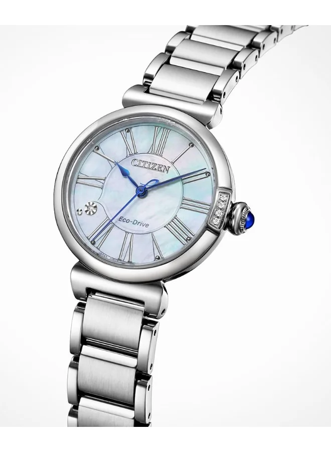 CITIZEN Citizen L Photovoltaic Eco-Drive Stainless Steel Women's Watch (EM1060-87N)
