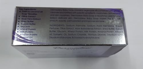 Dermadew Baby soap - pack of 6 x 75gm - Image 4