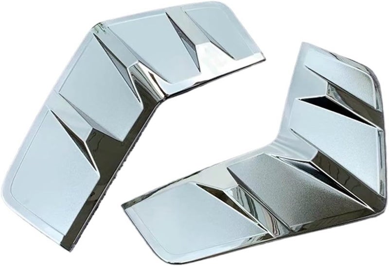 QASULER Chromium Fog Light Lamp Cover for Toyota RAV4 2019-2020 - Image 1