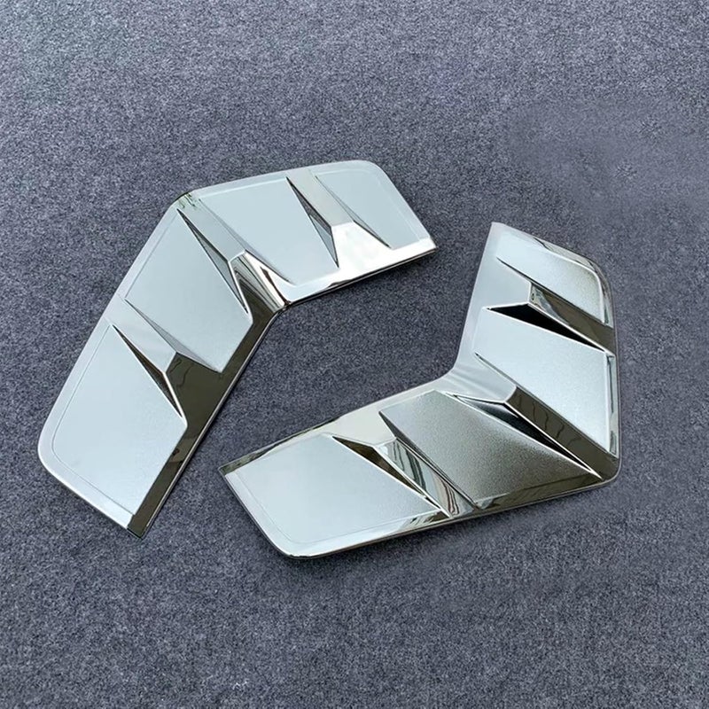 QASULER Chromium Fog Light Lamp Cover for Toyota RAV4 2019-2020 - Image 5