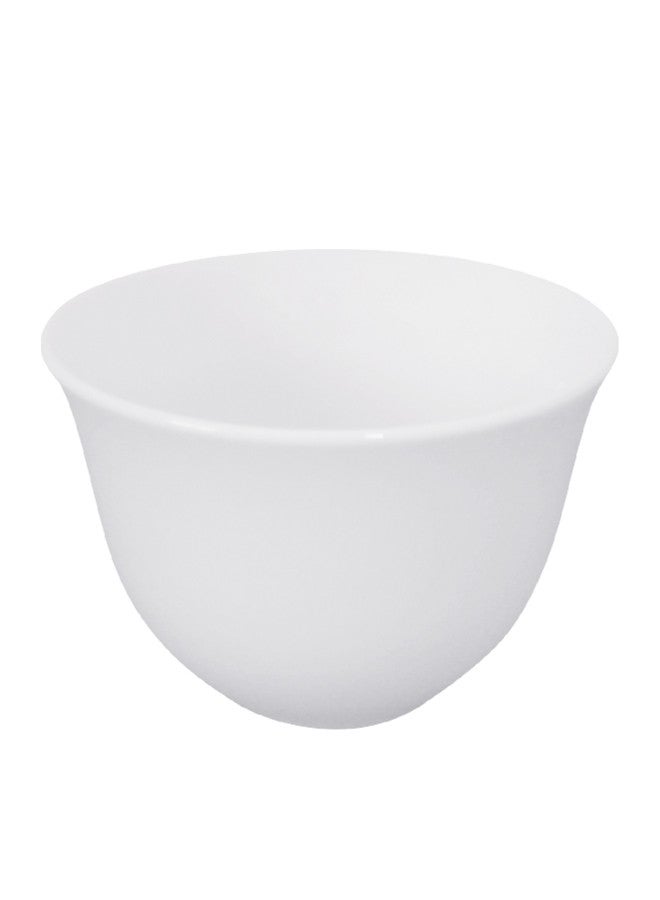 Dove 12-Piece Porcelain Saudi Coffee Cup Set 150ML White - Image 3