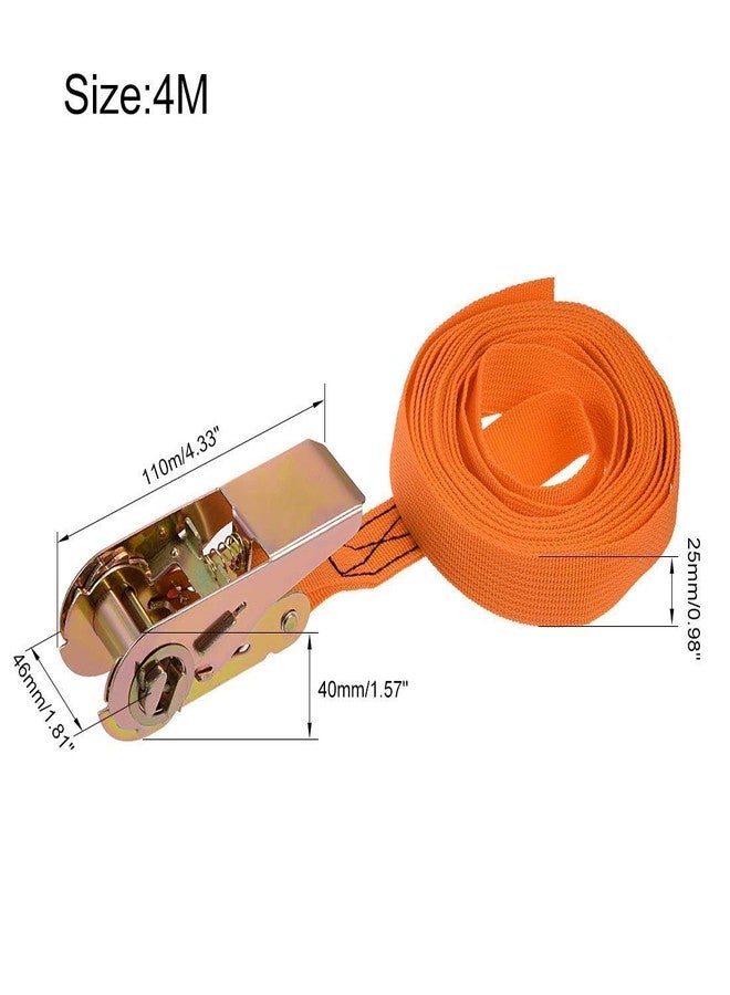 Prachit 25mm Ratchet Tie Down Luggage Strap Cargo Lashing Straps 250Kg Work Load || Luggage Carry Cargo Rope Truck Trailer Lorry Car Carry Strap Lashing Belt Rope Cam Buckle - Image 4
