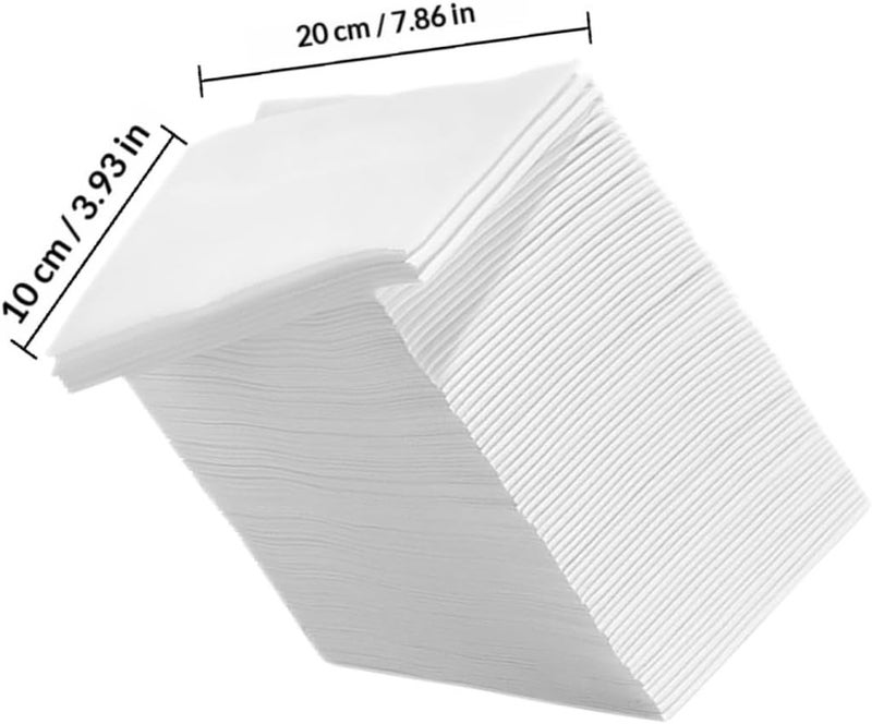 Thick White Disposable Napkins 100pcs 40x30cm Paper Guest Towels Decorative Hand Tissue for Party Wedding Bathroom Dinner Serviettes - Image 2