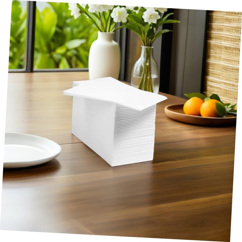 Thick White Disposable Napkins 100pcs 40x30cm Paper Guest Towels Decorative Hand Tissue for Party Wedding Bathroom Dinner Serviettes - Image 4