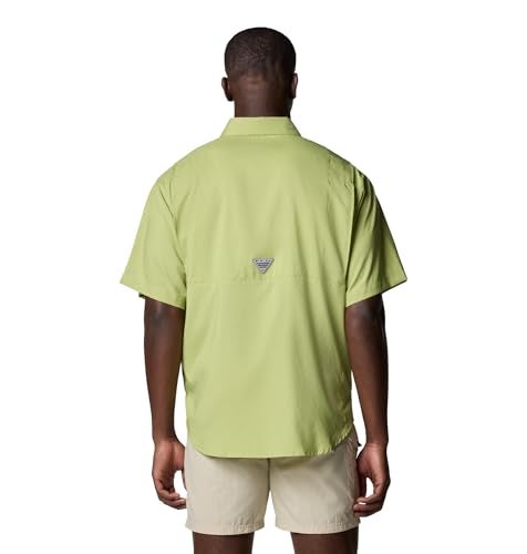 Columbia Mens PFG Tamiami II Short Sleeve Fishing Shirt Pear XSmall - Image 3