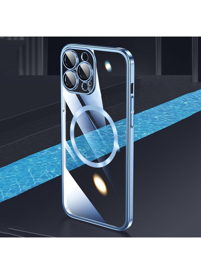 اس-توب جراب لهاتف iPhone 15 Pro Max Magsafe جراب هاتف مغناطيسي مطلي بالكهرباء من الكمبيوتر الشخصي - Image 3