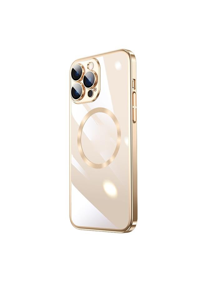 اس-توب جراب لهاتف iPhone 15 Pro Max Magsafe جراب هاتف مغناطيسي مطلي بالكهرباء من الكمبيوتر الشخصي - Image 1