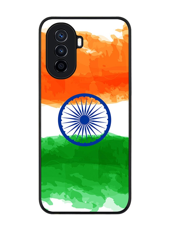 Stylizedd Rugged Black Edge case for Huawei nova Y71, Slim fit Soft Case Flexible Rubber Edges Anti Drop TPU Gel Thin Cover - Blue Chakra - Image 1