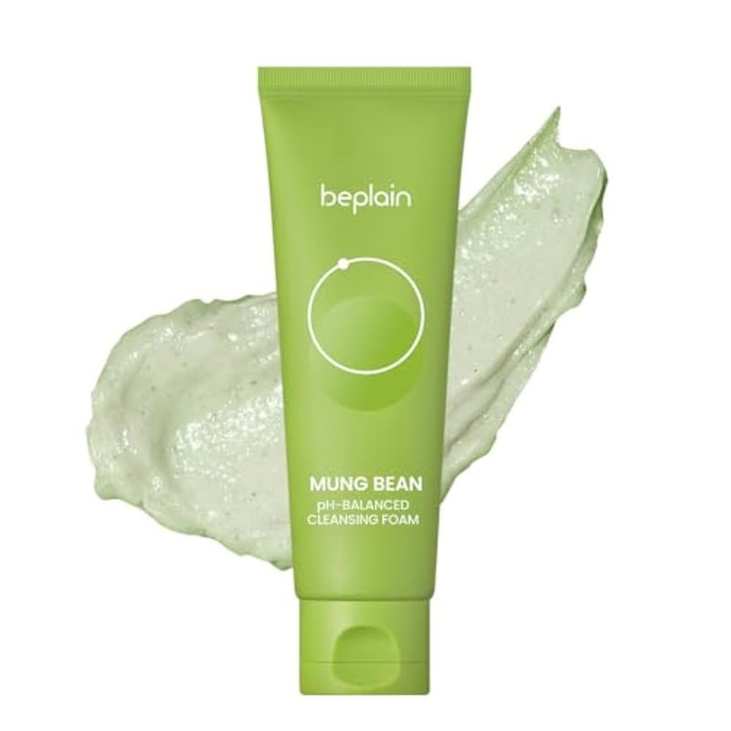 beplain Greenful pH-Balanced Cleansing Foam 2.7 fl oz (80ml) 2Pack | Gentle Scent-free Natural Cleanser | Face Wash for Acne prone, dry, oily skin - Image 1