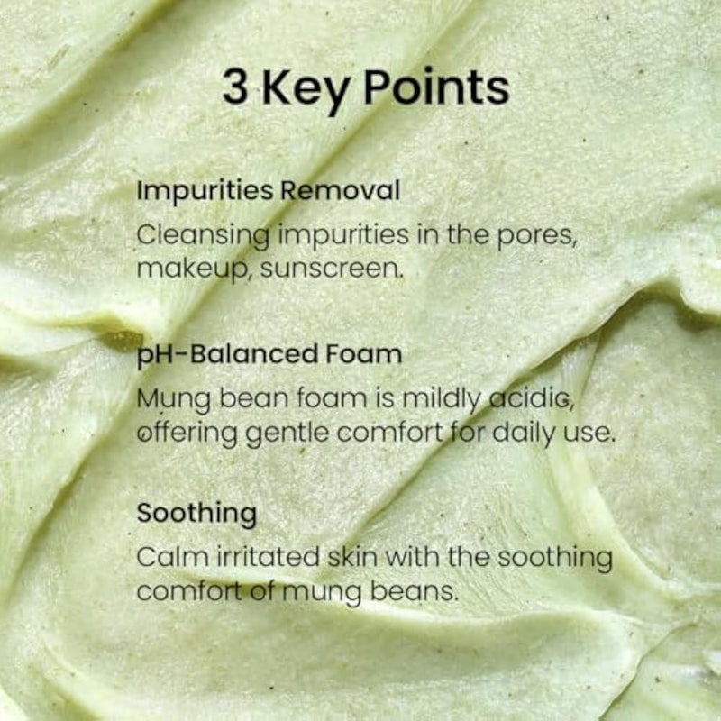 beplain Greenful pH-Balanced Cleansing Foam 2.7 fl oz (80ml) 2Pack | Gentle Scent-free Natural Cleanser | Face Wash for Acne prone, dry, oily skin - Image 4