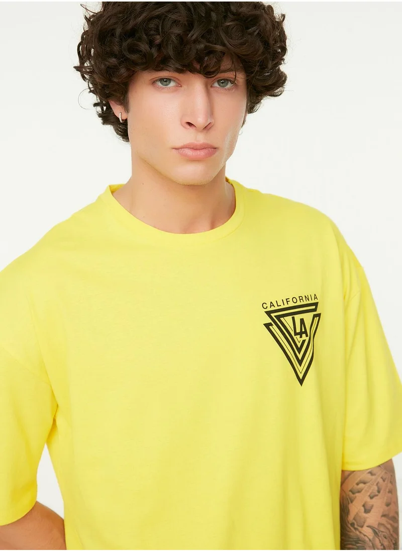 trendyol California Crew Neck T-Shirt