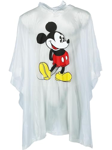 Jerry Leigh Disney Classic Mickey Mouse Rain Poncho, Clear (Adult) - Image 5