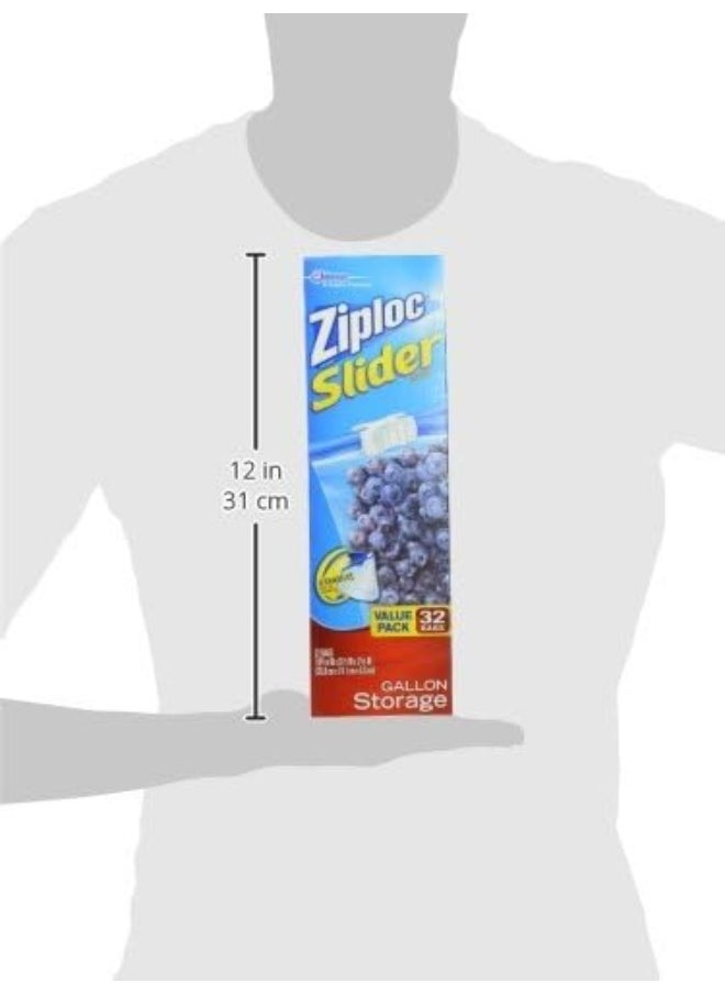Ziploc Ziploc Gallon Food Storage Slider Bags, Power Shield Technology for More Durability  - Image 3