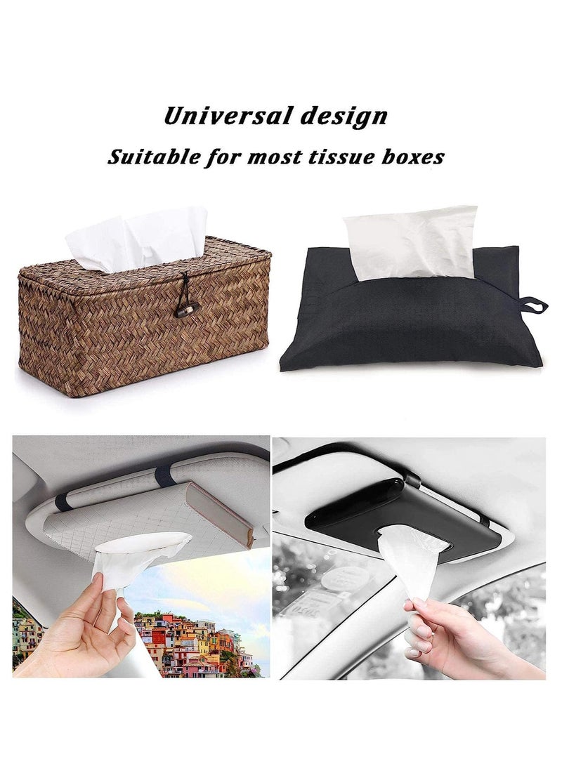 Generic Facial Tissue, Car Tissue Refill Pack Disposable 2-Ply Soft Facial Tissue, Portable Facial Tissue Suitable for Car Wallet Travel Home 20 Packs, 100 Pulls/Pack  - Image 4