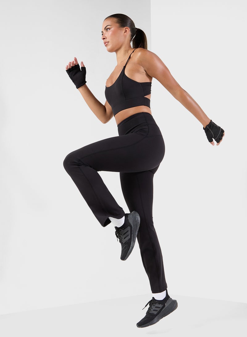 فورورد بنطلون ليجنز بقصة واسعة وخصر مرتفع وتشكيل ناعم - Image 1