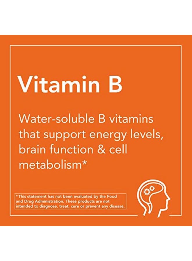 now Supplements, Vitamin B-100, Energy Production*, Nervous System Health*, 250 Veg Capsules - Image 4