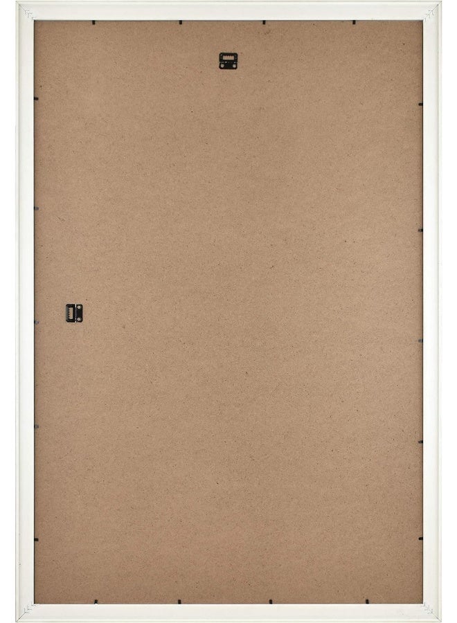 MCS Museum Poster Frame 24x36 Medium Oak Vertical  Horizontal Wall Hanging Large Picture Frame for Photos Posters  Art Prints 1Pack - Image 5